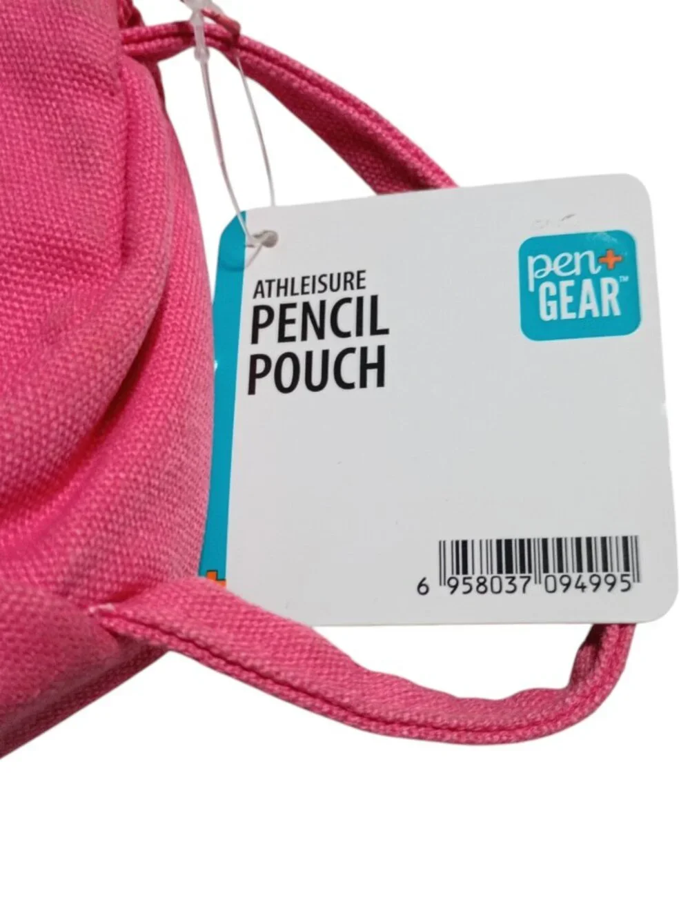 Pen+Gear Athleisure Pencil Pouch Pink Zipper Case With Interior Organizer